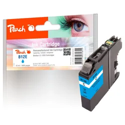Peach Tintenpatrone cyan, kompatibel zu Brother LC-12EC