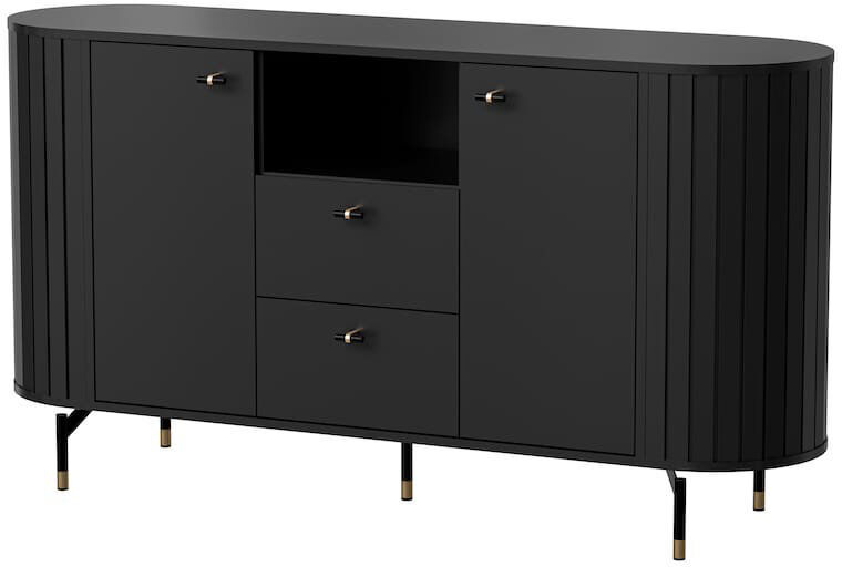 Latitude Run 150cm Sideboard Black 81cm H X 150cm W X 40cm D