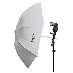 PHOTTIX Schirm Durchlicht weiss doppelt faltbar 91cm #85361