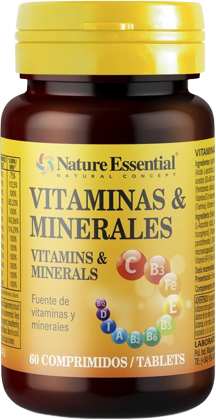 Nature Essential Vitamins Minerals 60 Tablets