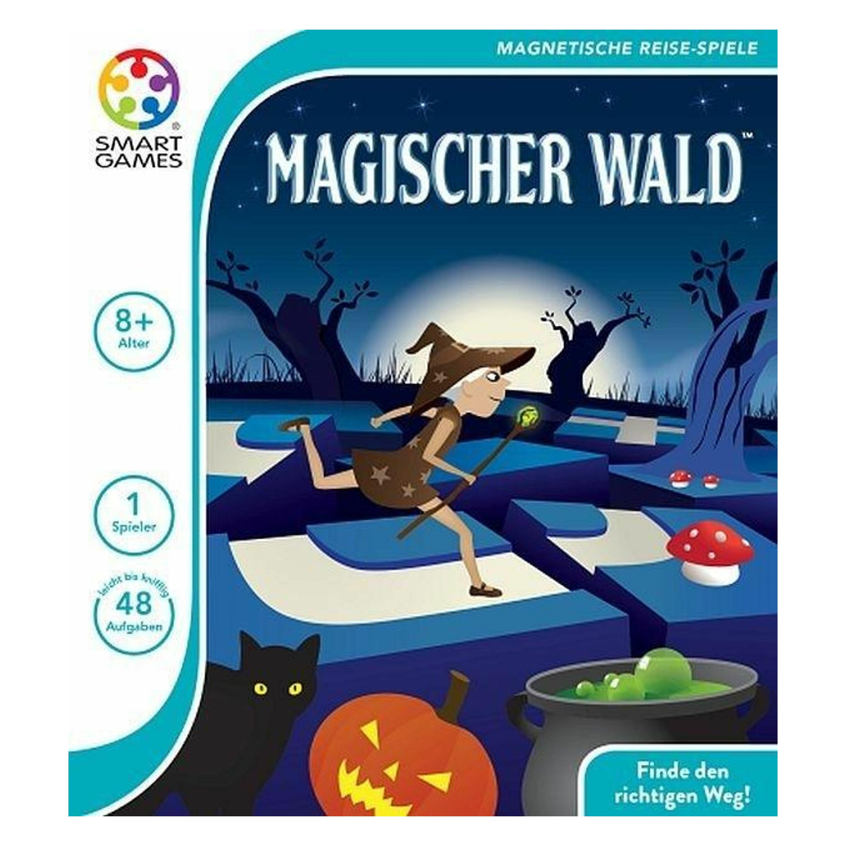 Smart Games 10141848 - Magischer Wald, Lernspiel, für 1 Spieler, ab 8 Jahren (Deutsch, Englisch, Französisch, Spanisch, 1 Spieler) (10141848)