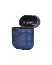 Ultron TerraTec Air Box Tasche für Kopfhöhrer Polycarbonat croco blue Apple AirPods (306841)