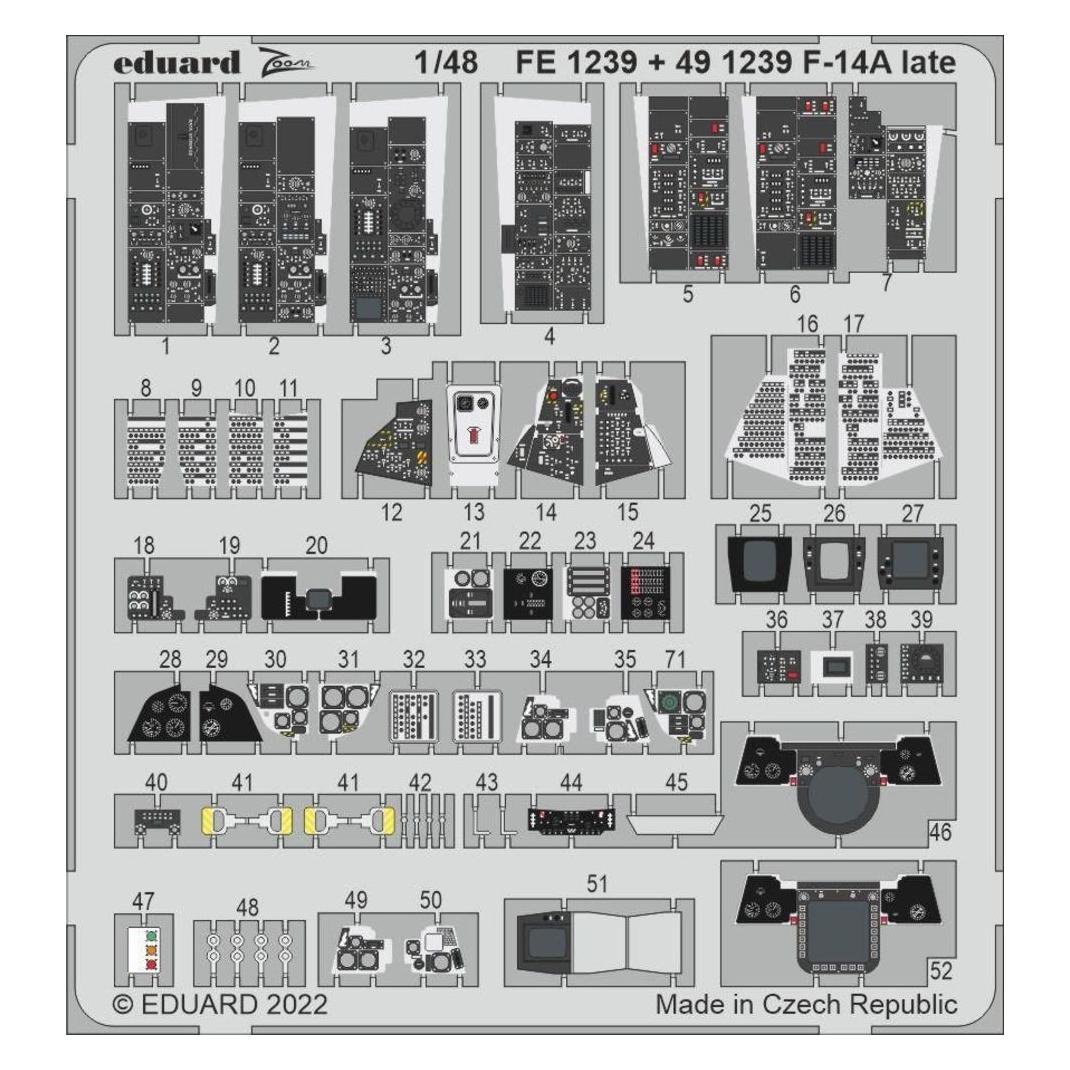Eduard F-14A late for TAMIYA (FE1239)