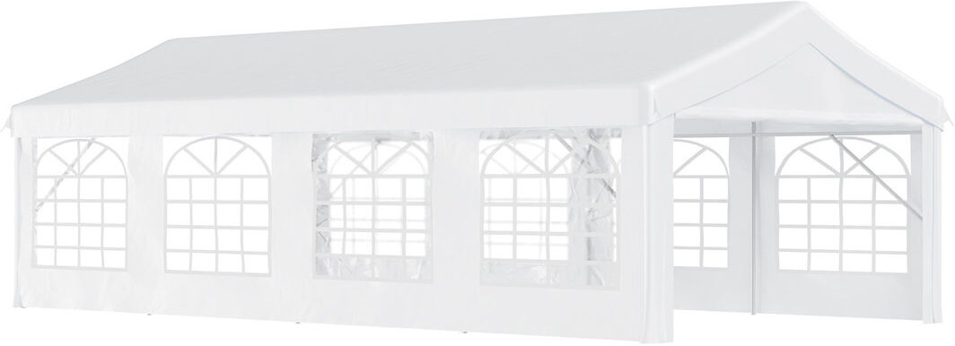 Symple Stuff Metal Party Tent White 800 cm L x 400 cm W