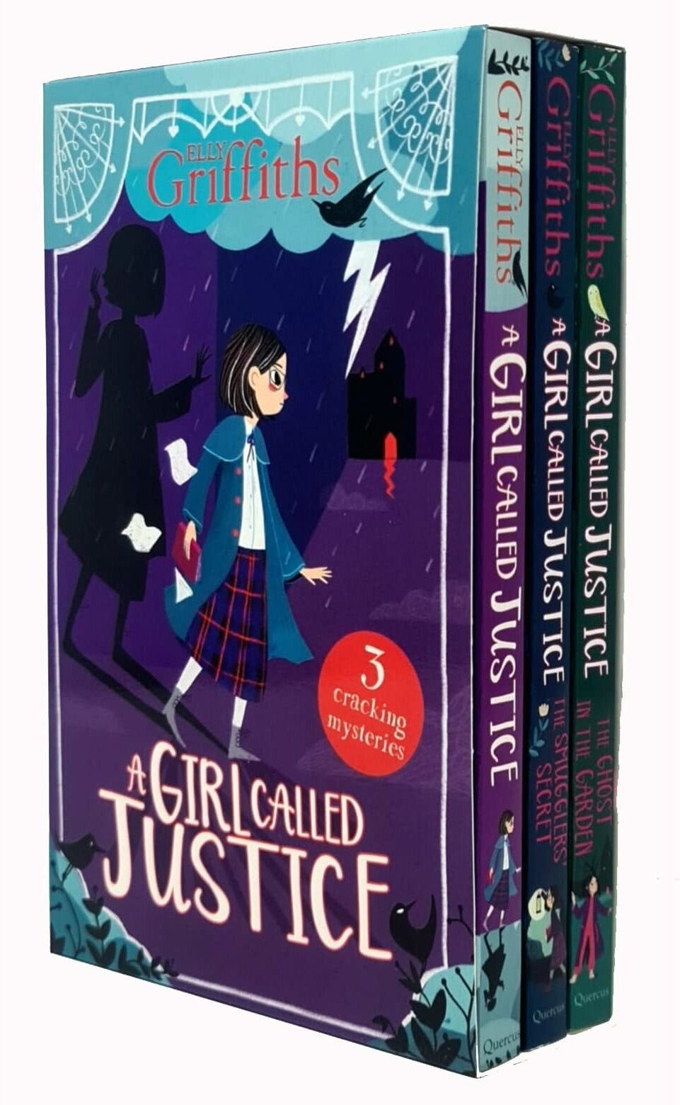Quercus A Girl Called Justice Jones 3 Book Box Set by Elly Griffiths – Children’s Mystery & Detective Adventure Series