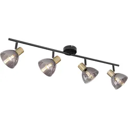 Globo, Deckenstrahler, Strahler Jay schwarz 4xE14 (E14)