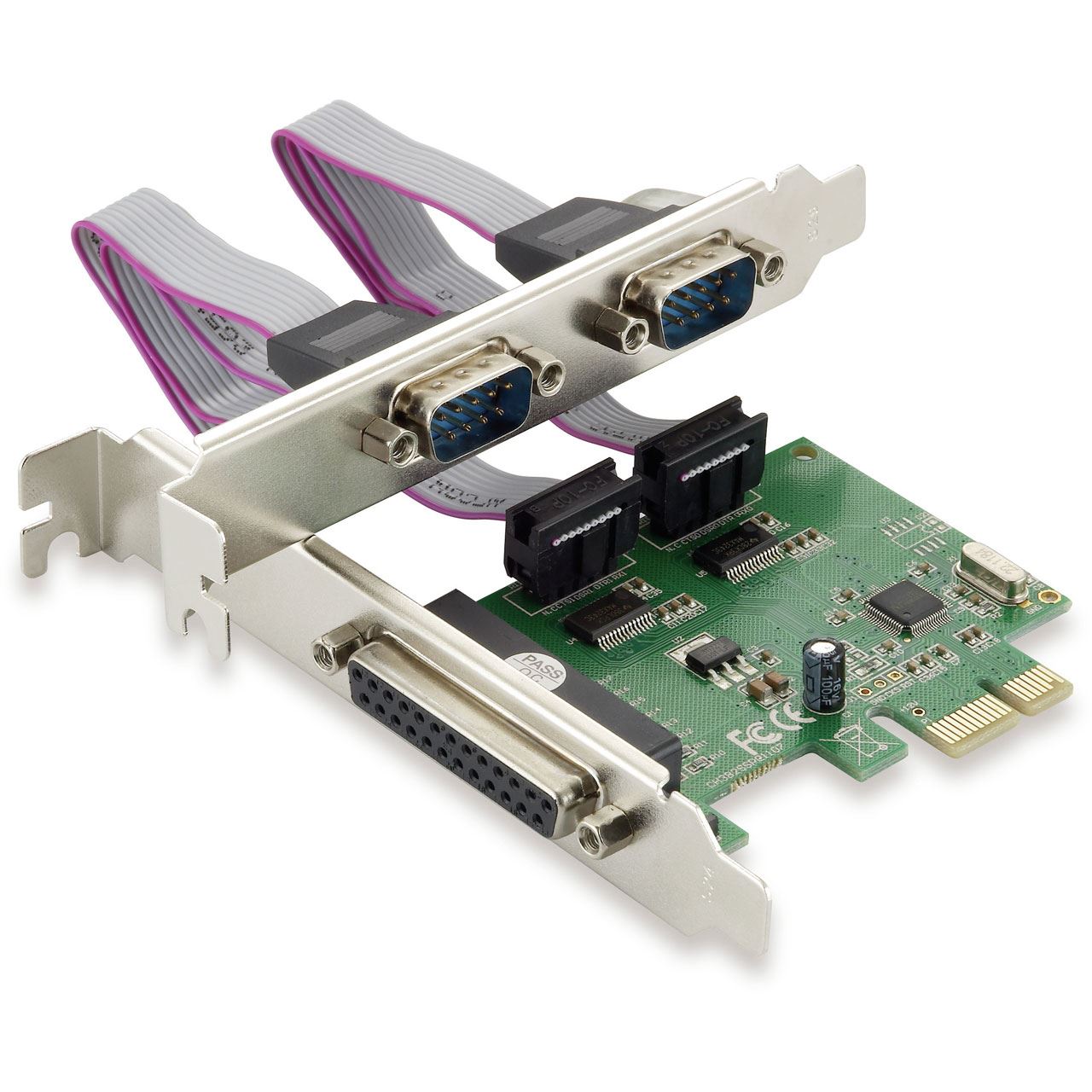 Conceptronic Schnittstelle PCIe 2x Seriell 1x Parallel
