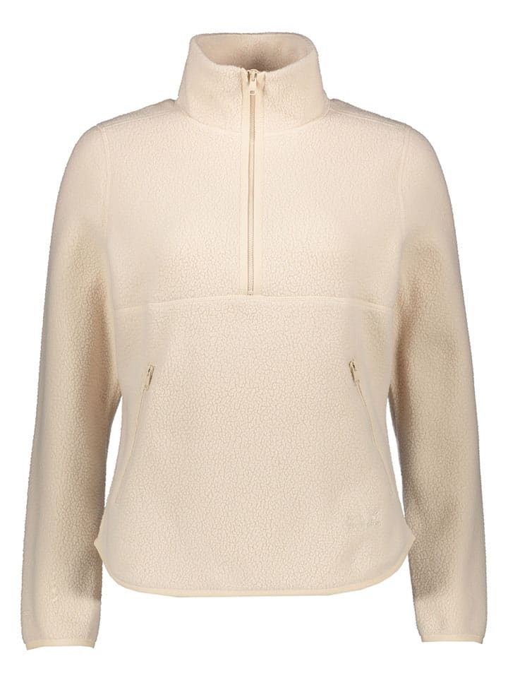 Jack Wolfskin Fleecepullover "Lite Curl" in Beige - L