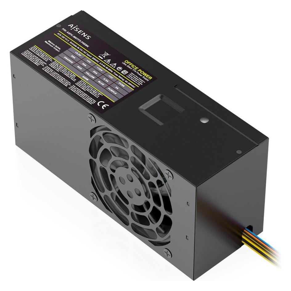 Aisens ASPC-500TFX-PSEBK (500 W) (ASPC-500TFX-PSEBK)