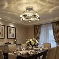 LED Deckenleuchte Deckenlampe Wohnzimmerlampe Rauchoptik Silber Metall Ø37 cm