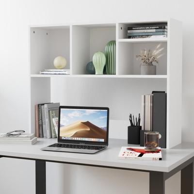 Lancaster Home Space-Saving Desktop Bookshelf Storage Organizer with Assorted Cubbies