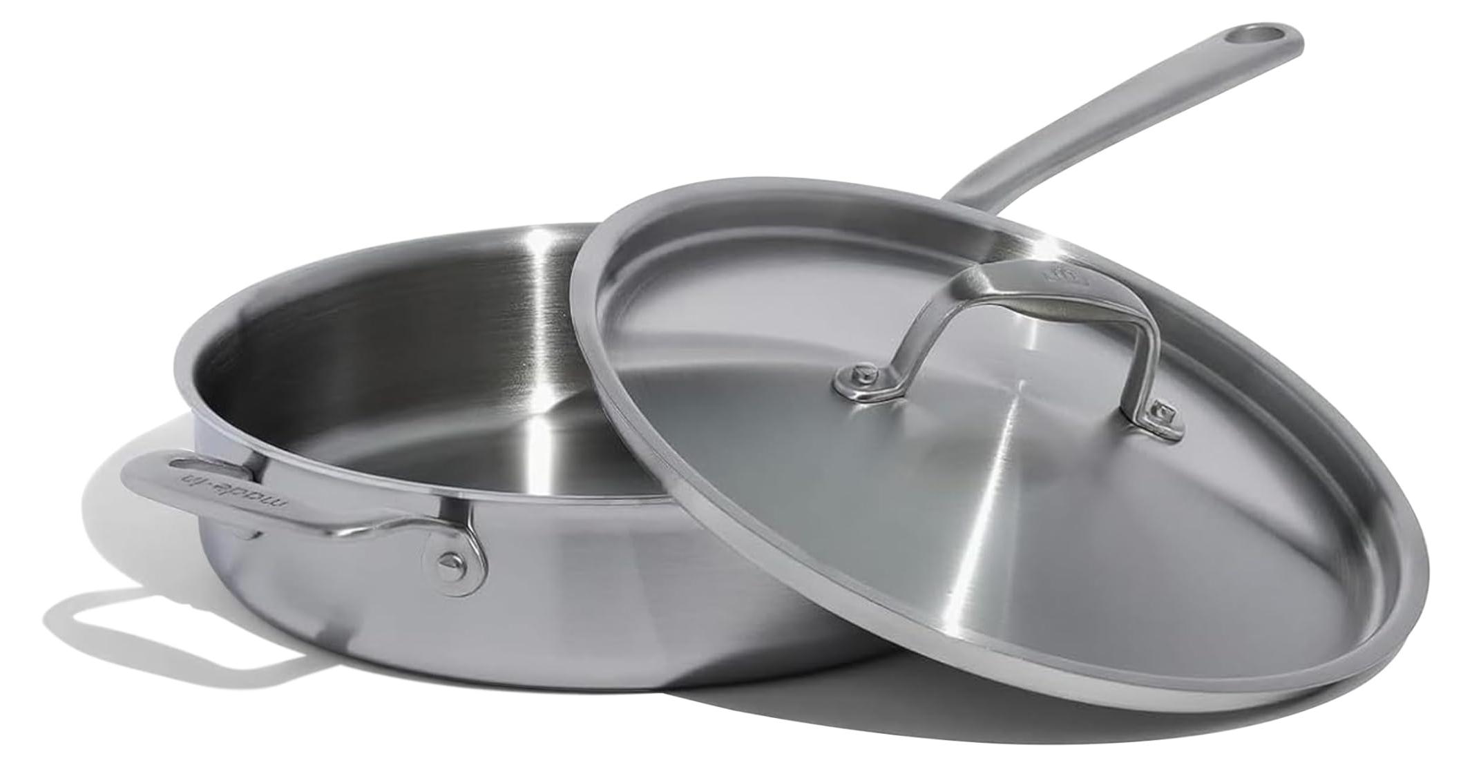 Bratpfanne 3,5 QT, Edelstahl, 5-lagig, induktionsgeeignet