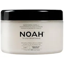 Noah, Haarmaske, 2.3 Regenerating Mask with Argan Oil for Dry and Damaged Hair 500ml - Made in Italy - Cruelty Free (500 ml)