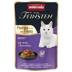 Animonda Vom Feinsten mit Wild & Putenfilet 18x85 g