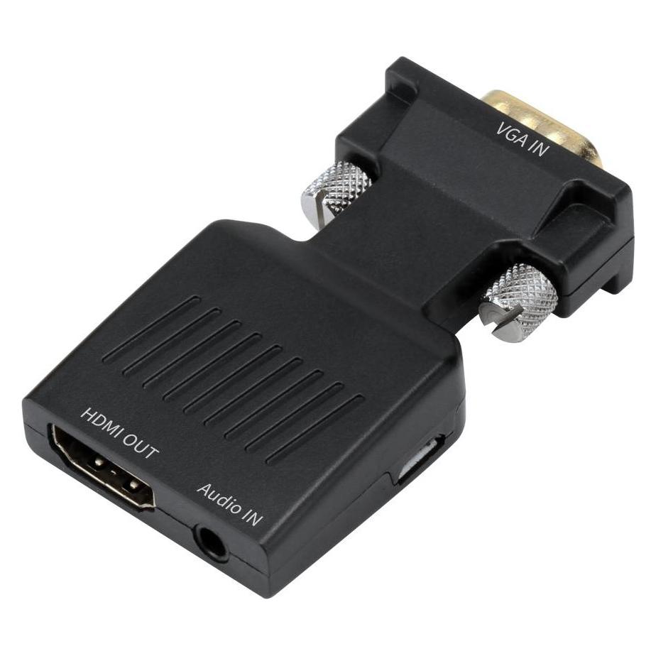 PremiumCord PÅevodník VGA na HDMI s audio vstupem a audio kabelem (Kamera Konverter) (KHCON-52)