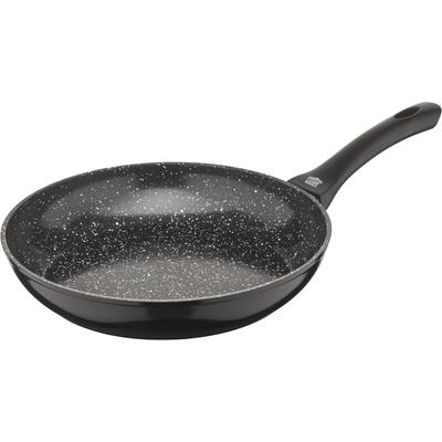 Bratpfanne GSW "Barisa", schwarz, H:4,3cm Ø:20cm, Pfannen, Bratpfanne, VITAFLON QUARZIT Antihaft-Versiegelung, Induktion