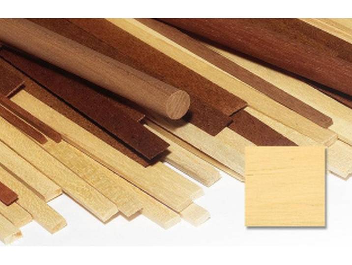 OcCre Modellbausatz Linde Leiste 1m Länge 5x5 mm 100 Stk, (Zusatzartikel, 100-tlg., #NV), Made in Europe