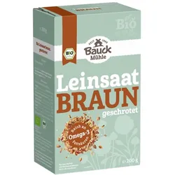 Leinsaat - Braun geschrotet 200g