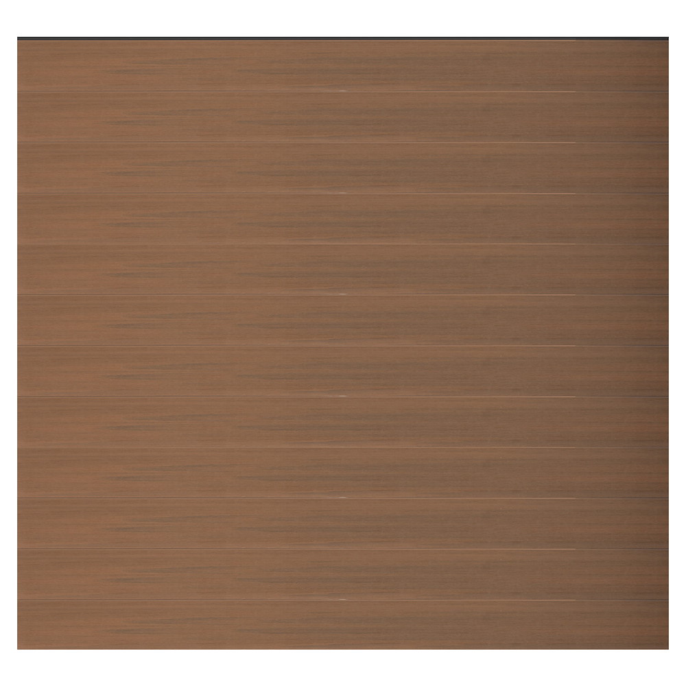 TETZNERJENT ELSKOP-Serie Zaunset,WPC-Syst. 1790 x 1760 mm, TEAK-coextr. 16971166