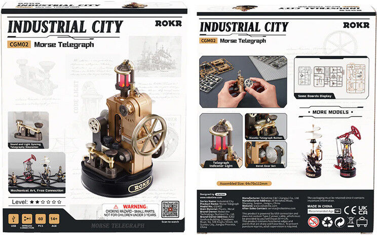 Puzzle mécanique 3D Morse Telegraph - ROKR