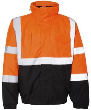 Kishigo JS121-122 Economy Bomber Jacket in Orange size XL   Polyester