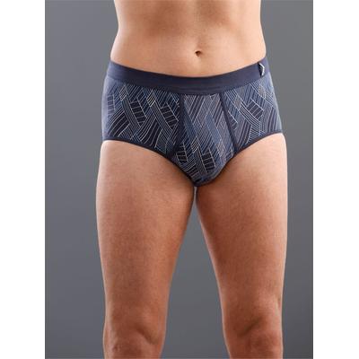 Slip KINGS CLUB, Herren, Gr. 6, 2 Stk., blau (marine, bedruckt), 100% Baumwolle, Unterhosen Slip