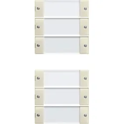 Gira Wippenset 6-fach cws/gl 213601