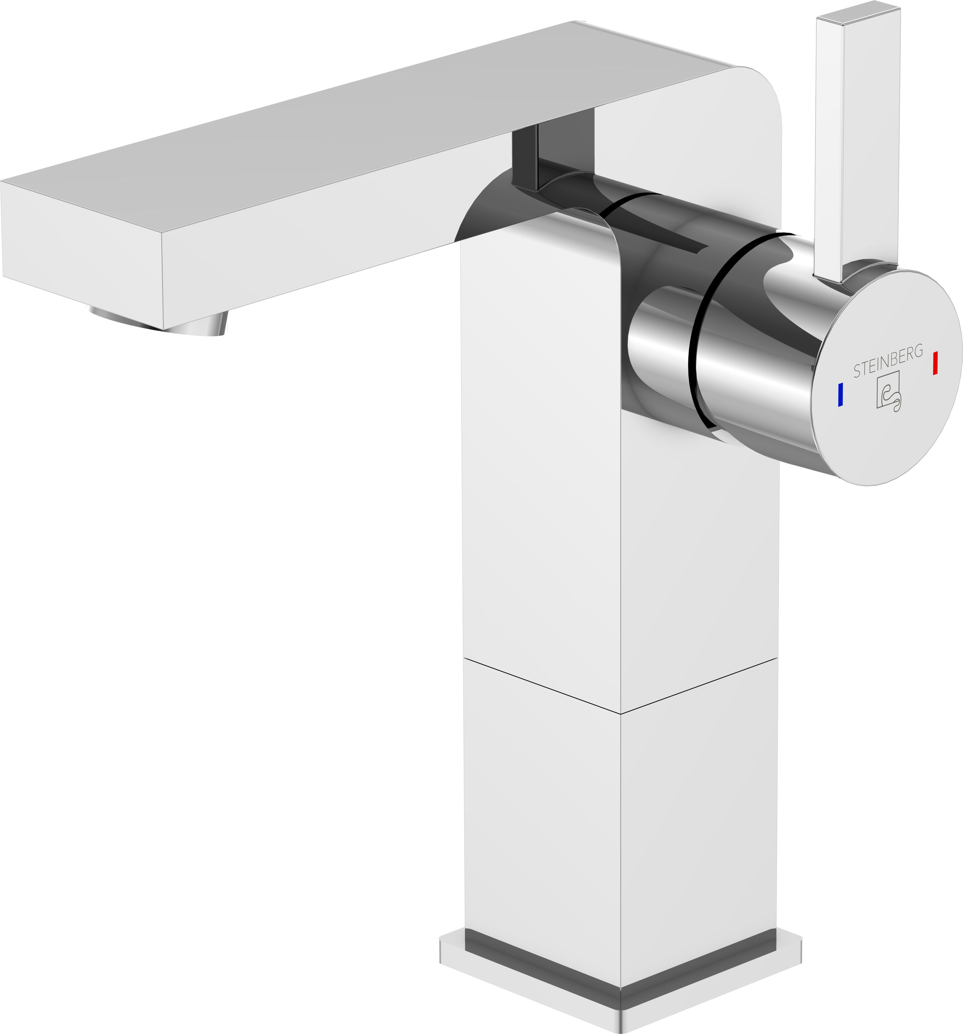 Steinberg Series 120 mitigeur lavabo 1201755 chromé , version augmentée 220mm