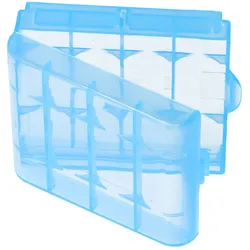 Universal AccuCell AccuSafe, Akkubox Aufbewahrungsbox Blau für AA/AA