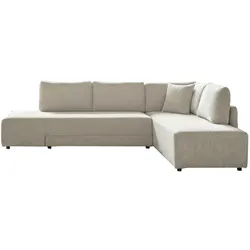 SCHLAFSOFA SADIRA Cremeweiß Cord