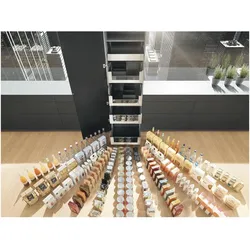 Blum, Schubladenauszüge, Space Tower Legrabox free Mit Glas, 40kg NL500mm, KB 600mm Seidenweiss