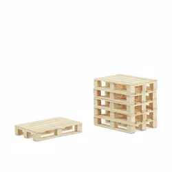 Relaxdays Paletten Untersetzer, 6er Pack, Mini Paletten für Tassen & Gläser, Holz, Getränkeuntersetzer, 2x12x8cm, natur