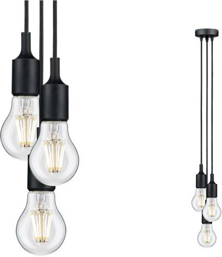 Paulmann Ketil 50382 Pendelleuchte LED E27 Schwarz