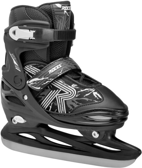 Kids Ice Skates Roces Jokey 3.0 (Black/White - 1.5-3.5)  - Black;White - Size: 1.5-3.5 UK