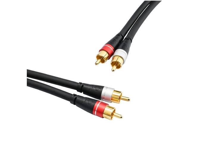 Oehlbach SL RCA CABLE 1,5 M Luidspreker kabel Zwart