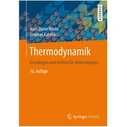 Thermodynamik, Fachbücher von Hans Dieter Baehr, Stephan Kabelac