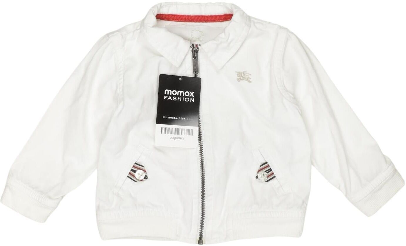 Burberry Mädchen Jacke oder Mantel, Weiß, Gr. EU 68, Baumwolle - Second Hand