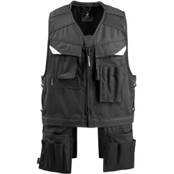 Mascot,  Werkzeug-Weste Baza mit vier Hängetaschen, schwarz Gr.2XL (XXL)