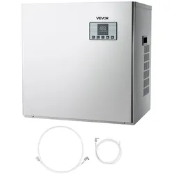 VEVOR kommerzielle Eismaschine – Kopf, 181 kg/Tag Edelstahl-Eismaschine mit intelligentem Bedienfeld, Selbstreinigung, einstellbarer Dicke, ideal für Restaurant, Bar, Café, Hotel – Nur Kopf