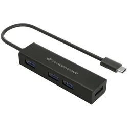 Conceptronic HUBBIES USB-C-zu-4-Port-USB-3.0-Hub