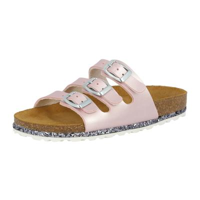 Pantolette LICO "Pantolette Bioline Sensation", Mädchen, Gr. 29, rosa, Synthetik, Schuhe Pantolette