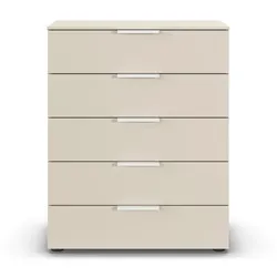 Kommode Flipp Dekor Beige Champagner