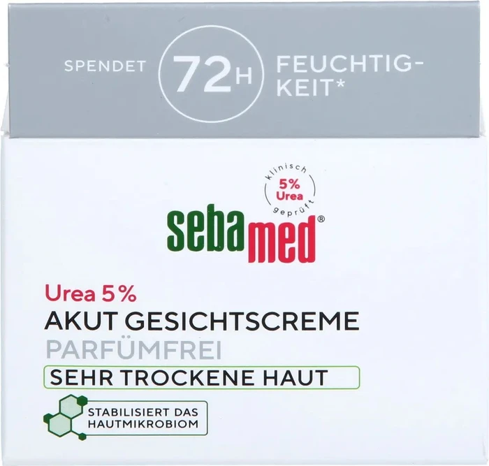 Sebamed Akut Gesichtscreme Urea 5% parfümfrei 50 ml Creme