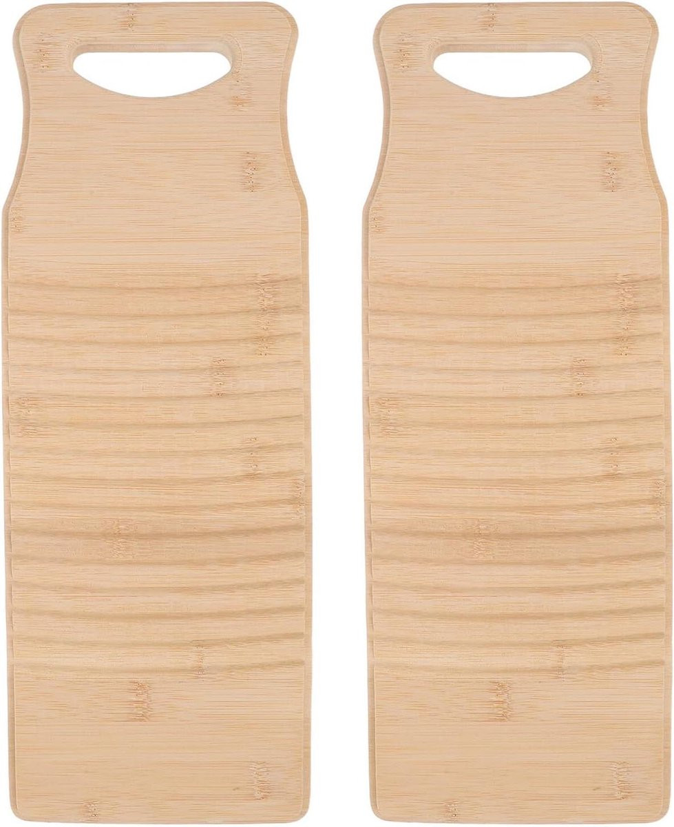 Bamboe Wasbord met antislip ontwerp in beige, 40 x 15 cm