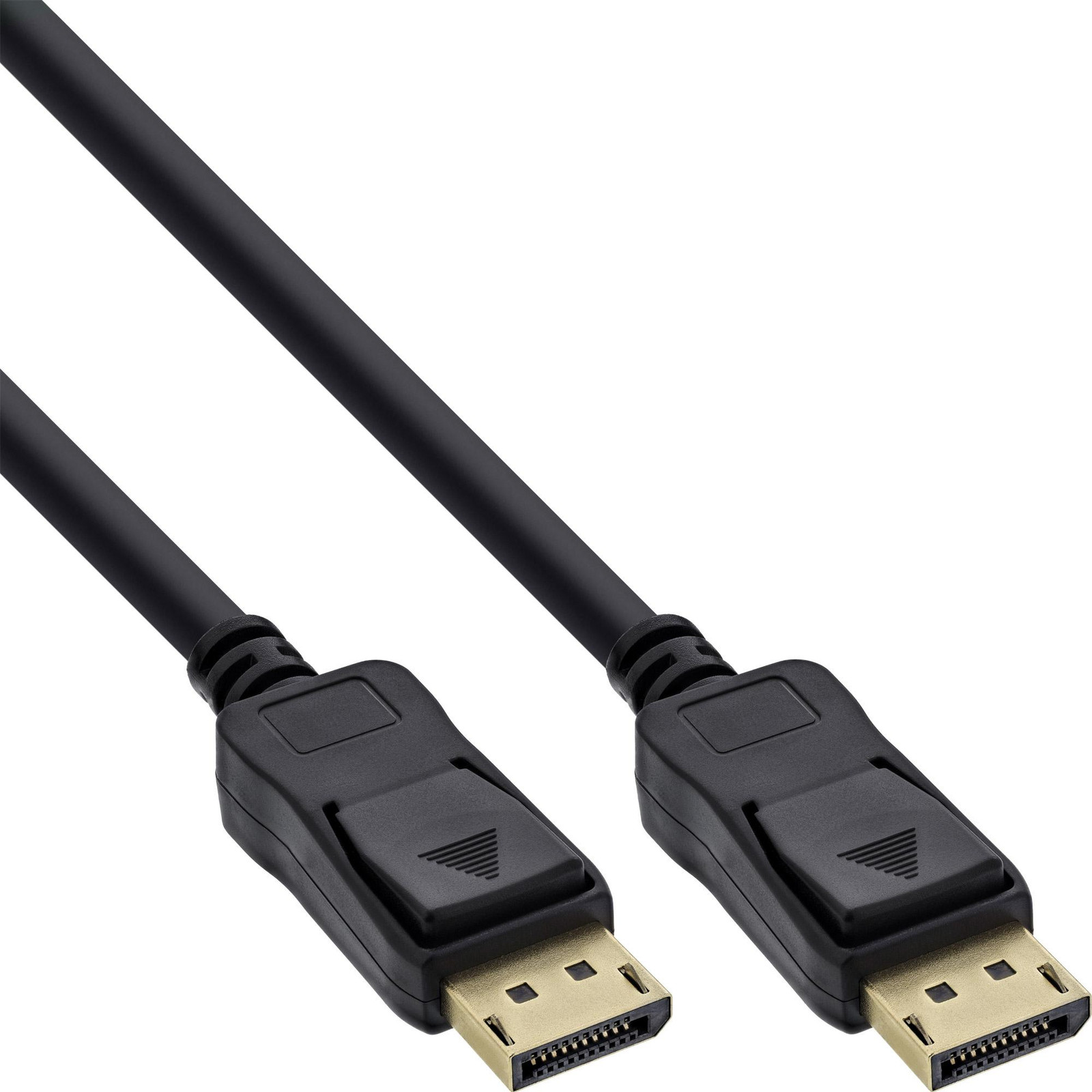 INLINE Bulk DisplayPort-kabel 4K2K met vergulde connectoren, zwart, 2 meter, 30 stuks