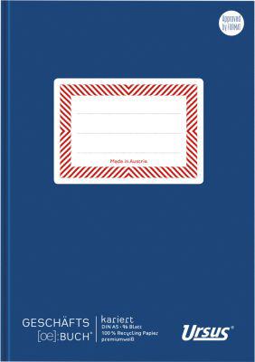 Ursus® Ö-Geschäftsbuch, A5, 96 Bl. 5mm kariert