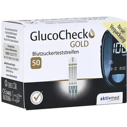 Glucocheck GOLD Blutzuckerteststreifen 50 St