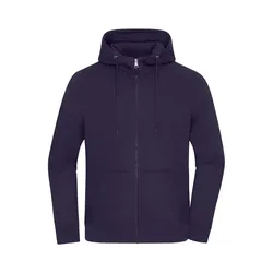 Unisex Kapuzen-Sweatjacke "OVERSIZED HOODED JACKET" 8043 - XXL - purple