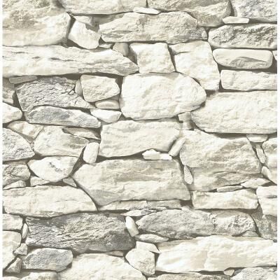 Seabrook Designs New York Fieldstone Unpasted Wallpaper