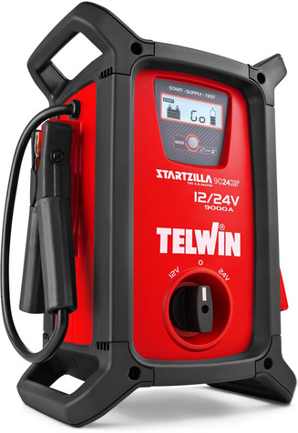 Telwin STARTZILLA 9024 XT - Avviatore, alimentatore e tester elettronico - 12/24V